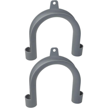 2 pcs Washing Machine Drain Hose Hooks - U Shape.
