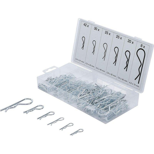 Assortment Of Spring Pins Ø 2.4 - 4.0 Mm 150 Pieces.