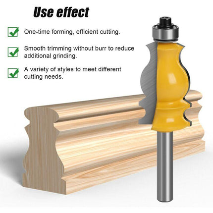 3 pcs 8Mm ROuter Bits, ROuter Bits, Woodworking Tools, Engraving Machines, Cutting Machine Tools, For Cutting Wood (8Mm).