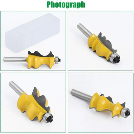 3 pcs 8Mm ROuter Bits, ROuter Bits, Woodworking Tools, Engraving Machines, Cutting Machine Tools, For Cutting Wood (8Mm).