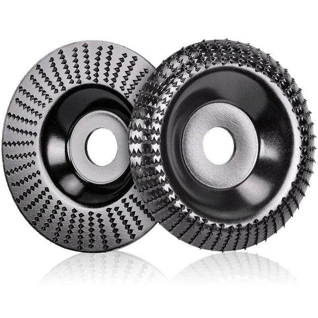 2 Pieces Wood Discs For Angle Grinder Ø 125 Mm X 22.2 Mm, Fast Cutting Wood Grinder And Sanding Discs For Angle.