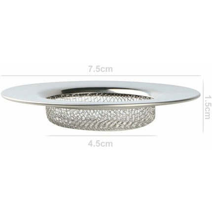 Sink Strainer For Shower - Plug Hole Hair Catcher - Kitchen Sink Stoppers - Stainless Steel Mesh Sink Drain Filter - 3.