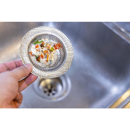 Sink Strainer For Shower - Plug Hole Hair Catcher - Kitchen Sink Stoppers - Stainless Steel Mesh Sink Drain Filter - 3.