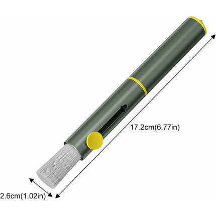 3 In 1 Multifunctional Car Cleaning Brush, Dust Remover, Tire Stone Hook, Window Breaker Hammer. Feather Duster Brush.