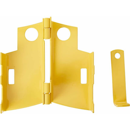 Heavy Duty Steel Caravan/Trailer Hitch Lock With Padlock.