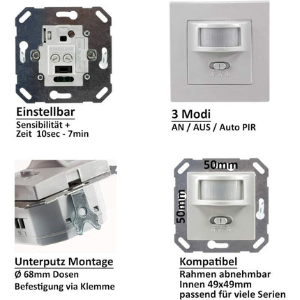 110V-220V Infrared Sensor Switch, Dual-Use Ordinary Human Body Sensor Switch.
