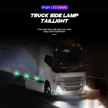 Trailer Lights, Side Marker Lights Rectangular Clearance, Dustproof Accessory For Night Safety, Pickup Truck Trailer.