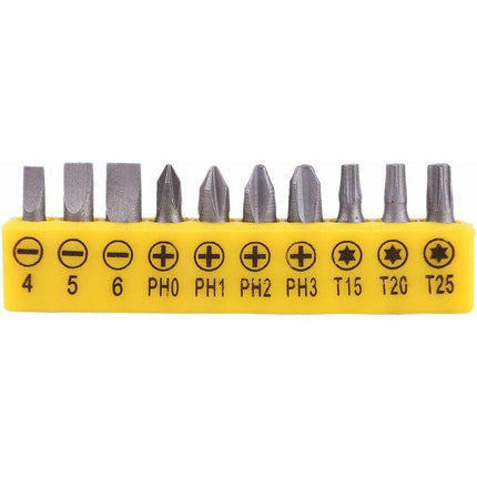 10 pcs Screwdriver L-Shaped Extension Handle Double Head Hex Socket Screwdriver Torx Slotted Screwdriver Kit Hand Tool.