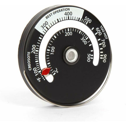 Magnetic Stove Wood Stove Thermometer Fireplace Temperature Monitor Gauge For Flue Gas Burner Bbq.