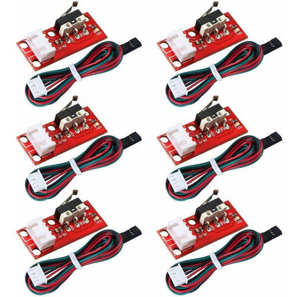 6 pcs Mechanical Limit Switch End Stop For 3D Printer Reprap Prusa Mendel Cnc Arduino Mega 2560 Ramps 1.4.
