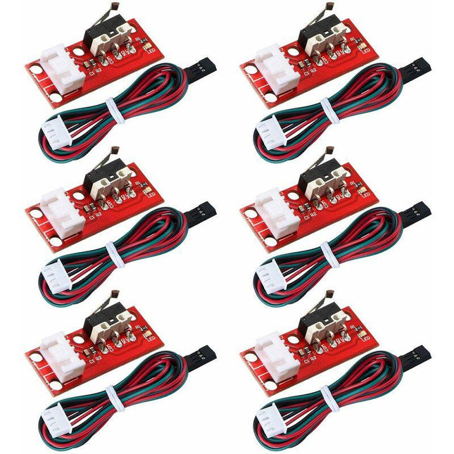 6 pcs Mechanical Limit Switch End Stop For 3D Printer Reprap Prusa Mendel Cnc Arduino Mega 2560 Ramps 1.4.