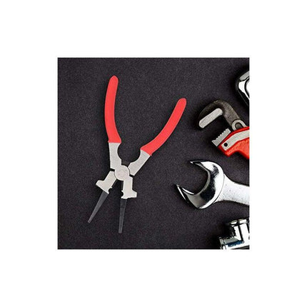 Multifunctional Carbon Steel Mig Welding Pliers Insulated Handle Cleaning Nozzle Wire Cutter Connection Tool.