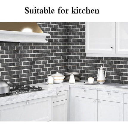 Kitchen Tile Stickers, 12 Pieces Self-Adhesive Tile Sticker Waterproof Pvc Tile Stickers Self-Adhesive Wall Tile.