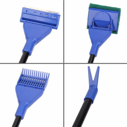 Aquarium Cleaning Kit - 5 In 1 Algae Scraper And Aquarium Gravel Cleaner - Hand Siphon Pump To Drain And Replace Your.