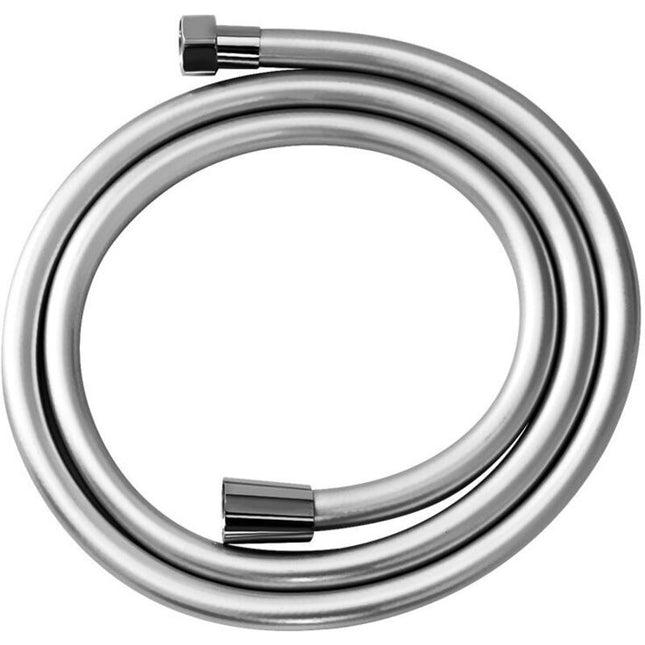 2M Extra Long Smooth Chrome Shower Hose (G1/2).