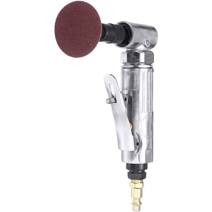 Air Die Grinder, 90° Bend Angle Grinder - 1/4" Air Inlet - With 2" Sanding Disc - Pneumatic Sander With Adjustable.