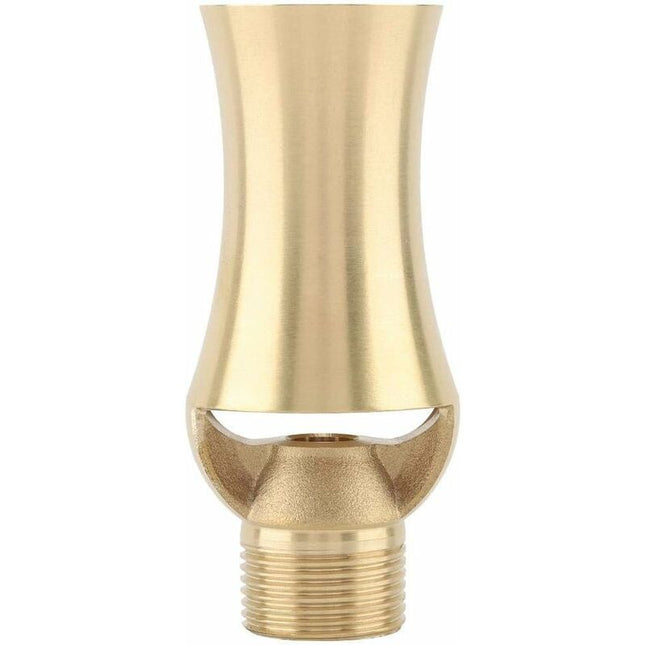 Brass Ice Tower Pond Waterfall Cedar Water Fountain Spray Nozzle Head Adjustable Cedar Shape Basin Flow Sprinkler.