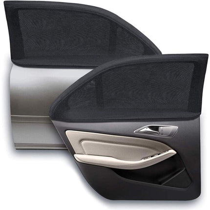 Baby Car Sun Shade, 2 Pieces Car Sun Sock By Blocking Uv Rays By Protecting Car Sun From Children And Pets (Black) (Xl).