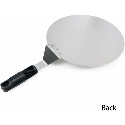 ROund Stainless Steel Pizza Peel With Non-Slip Handle Ideal For Cakes, Pizzas, Pies.