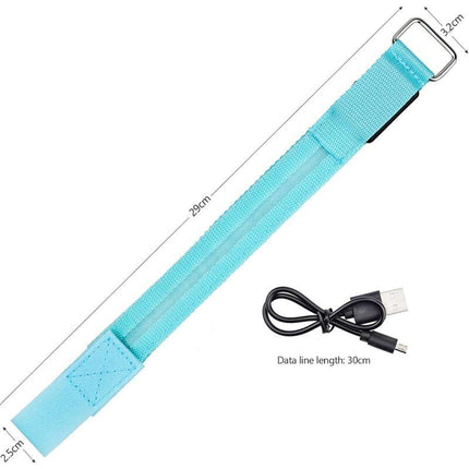 LED Reflective Arm Band Safety Bracelet Luminous Wristbands Waterproof Light Band Night Safety Reflective Strap For.