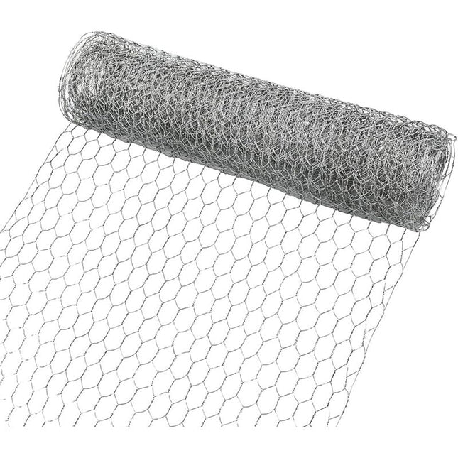 Galvanized Hexagonal Chicken Wire 400Mm X 5M For Craft Projects, Gardening, Home Decor.