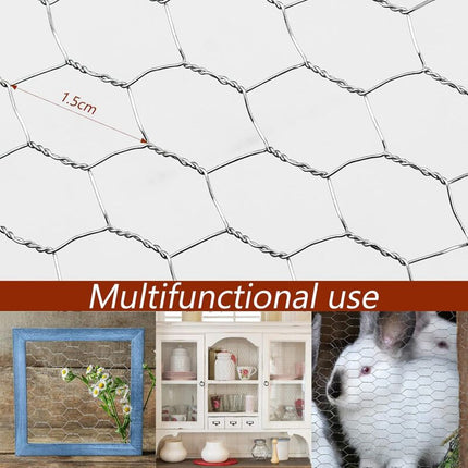Galvanized Hexagonal Chicken Wire 400Mm X 5M For Craft Projects, Gardening, Home Decor.