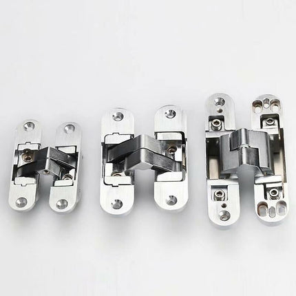 3D Invisible Hinge. Satin Stainless Steel. 2 Pieces, 2395Mm (Left + Right).