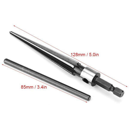 Hand Reamer, Bridge Pin Hole T-Shaped Tapered Hexagonal Handle Drilling Tool.