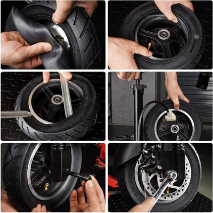 2 Pack Inner Tube 10X2.50 10" Replacement For 10 Inch Smart Self Balancing Electric Scooter For 36V 48V 400W 500W 800W.