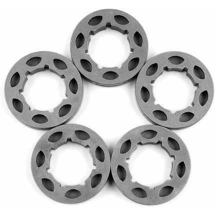 5 pcs Sprocket Rim 3/8" Pitch 7 Tooth 19Mm For Stihl Ms360 Ms310 Husqvarna 154 254 50 51 55 Chainsaw 18720 Replacement.