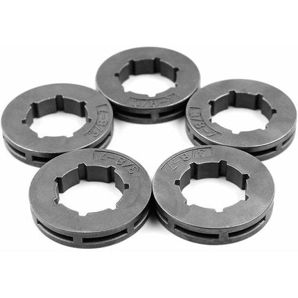 5 pcs Sprocket Rim 3/8" Pitch 7 Tooth 19Mm For Stihl Ms360 Ms310 Husqvarna 154 254 50 51 55 Chainsaw 18720 Replacement.