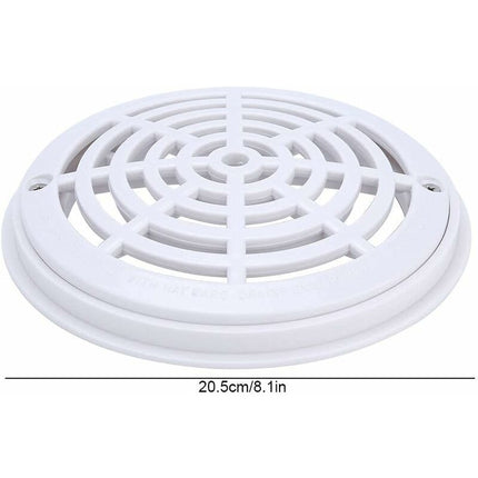ROund Main Drain Cover Swimming Pool Drain Cover Suction Cover For Pool Replacement Hose Fittings Accessories.