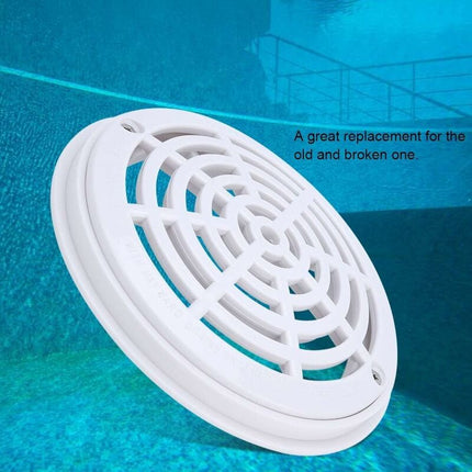 ROund Main Drain Cover Swimming Pool Drain Cover Suction Cover For Pool Replacement Hose Fittings Accessories.