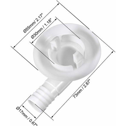 AC Drain Hose Elbow Connector — 30mm.