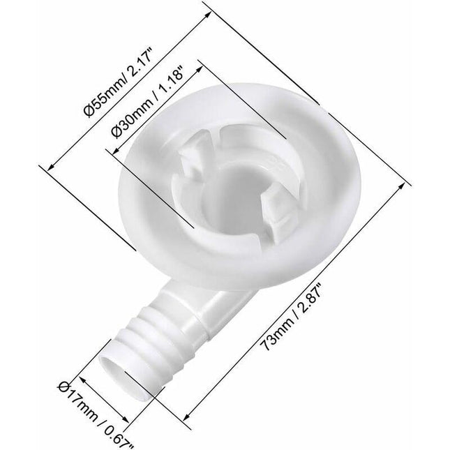 AC Drain Hose Elbow Connector — 30mm.