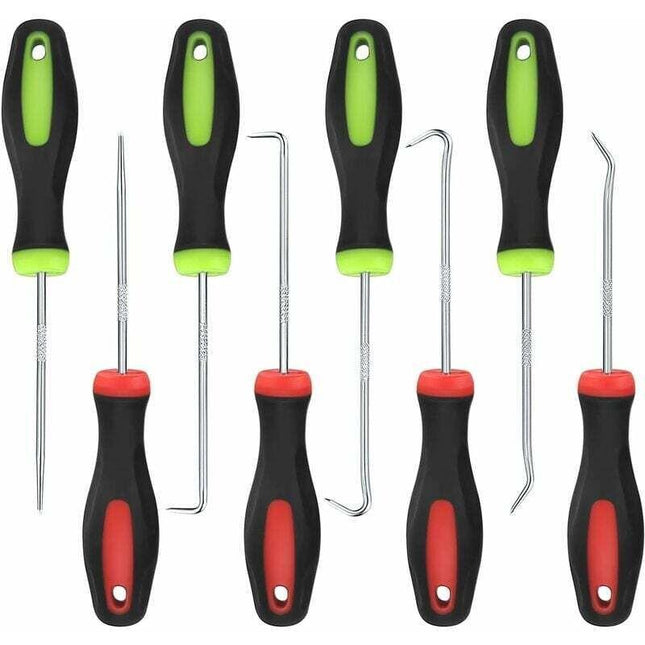 8 Pieces Precision Mechanics Pick And Screwdriver Set, Long Reach Hooks, Pick And Hook, Precision Picks And Hooks,.