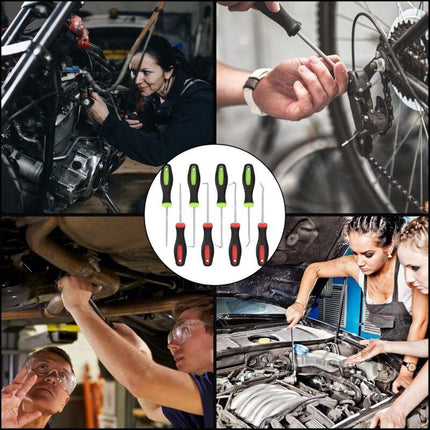 8 Pieces Precision Mechanics Pick And Screwdriver Set, Long Reach Hooks, Pick And Hook, Precision Picks And Hooks,.