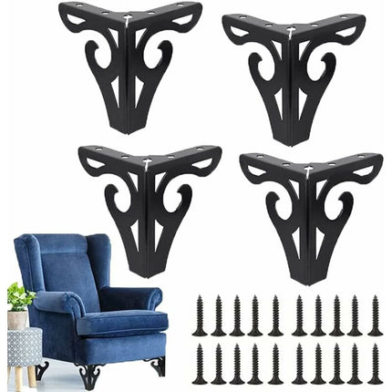 4 pcs Furniture Sofa Legs, Sofa Legs, Modern Sofa Legs, Tv Cabinet Legs, Bed Legs, For Cabinet, Sofa, Table.