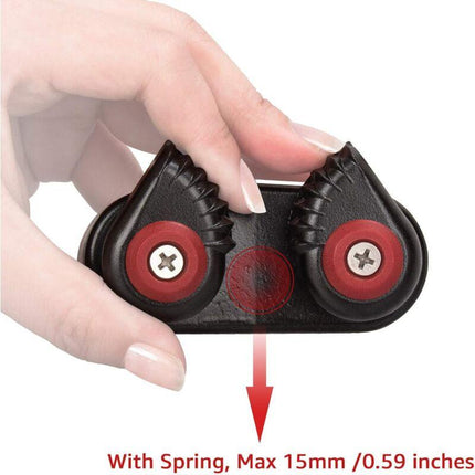 ROpe Cleats, Ball Bearing Quick Entry Cam Cleats For Line Sizes Up To 5/8 Inch, Dinghy Accessories.