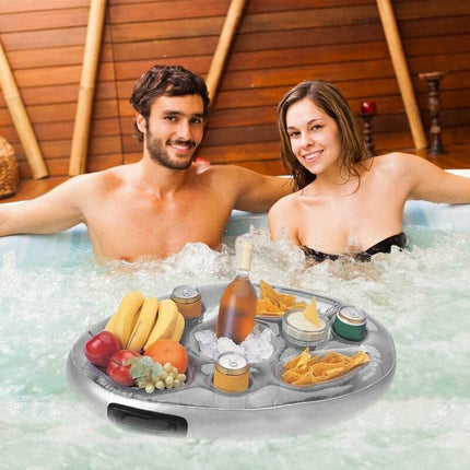 Floating Pool Cup Holder Inflatable Pool Float For Beach Inflatable Jacuzzi Mattress Pool Inflatable Glass Holder Pool.