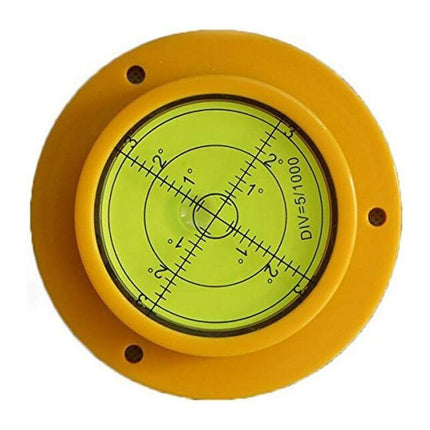 90Mm Precision ROund Spirit Level With Mounting Holes For Motorhome.