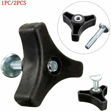 Triangle Knob Handle, Universal Lawn Mower Handle, Butterfly Nut And Bolt, Power Equipment Part Garden Tools For Lawn.