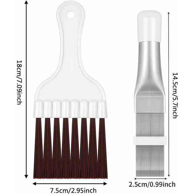 AC Fin Comb & Cleaning Brush — 2 Piece.