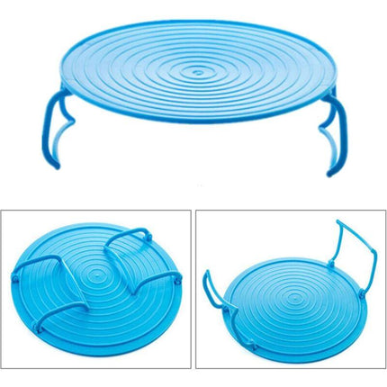 ROund Tray Steamer Rack Double Layer Steamer Rack Multifunctional Plastic Cooking Tray Holder Tray Rack Microwave Oven.