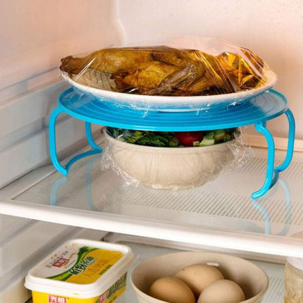 ROund Tray Steamer Rack Double Layer Steamer Rack Multifunctional Plastic Cooking Tray Holder Tray Rack Microwave Oven.