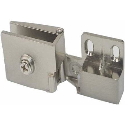 1 Pair Frameless Glass Door Hinges, Side Recessed Glass Cabinets, Shower Door Hinges, Furniture Glass Cabinet And Door.