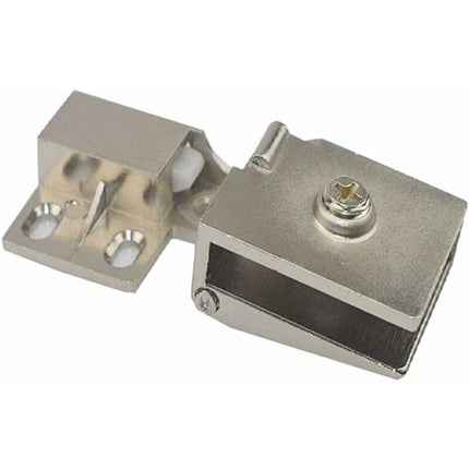 1 Pair Frameless Glass Door Hinges, Side Recessed Glass Cabinets, Shower Door Hinges, Furniture Glass Cabinet And Door.