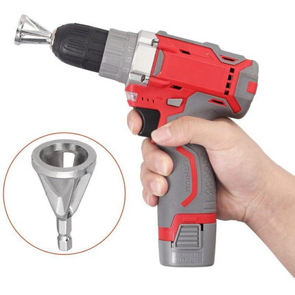 External Chamfer Deburring Tool For Drill Bit, Burr Removal Bit Quickly Repairs DAmaged Metal External Chamfer.