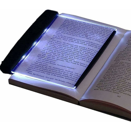 LED Reading Lamp Night Light Wedge Book Eye Care Portable Bookmark Light Bright Book Board For Reading In Bed, Car.