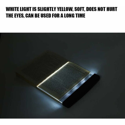 LED Reading Lamp Night Light Wedge Book Eye Care Portable Bookmark Light Bright Book Board For Reading In Bed, Car.